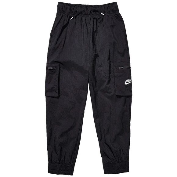 Nike Kids Cargo Pants Size Small Little Kids 4/5 Black UNISEX - Picture 1 of 12